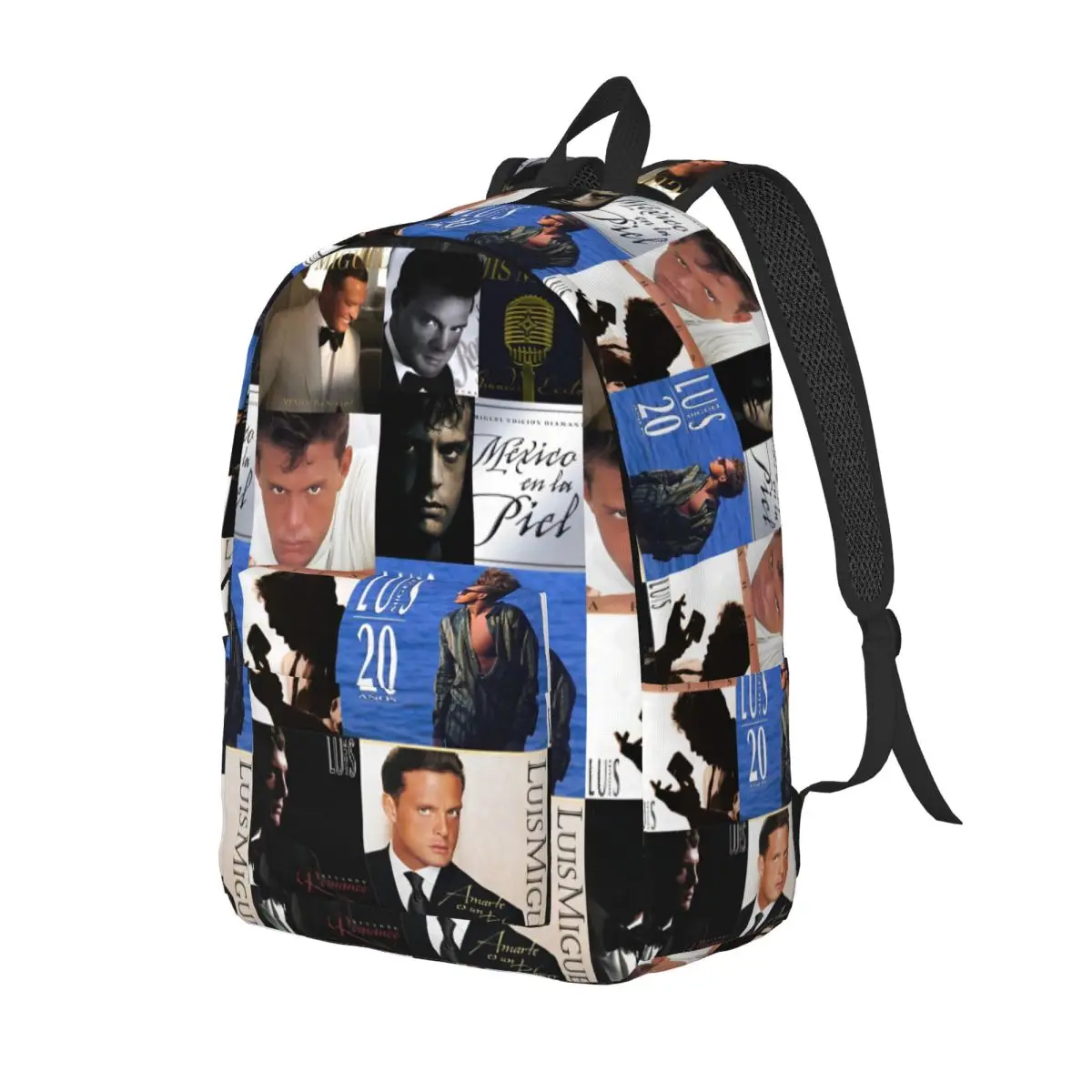 حقيبة ظهر للمغني لويس ألبرتو للرجال والنساء ، حقيبة نهارية رائعة للعمل الطلابي ، حقائب قماشية للجامعة الحية Y2K ، متينة ، رائعة