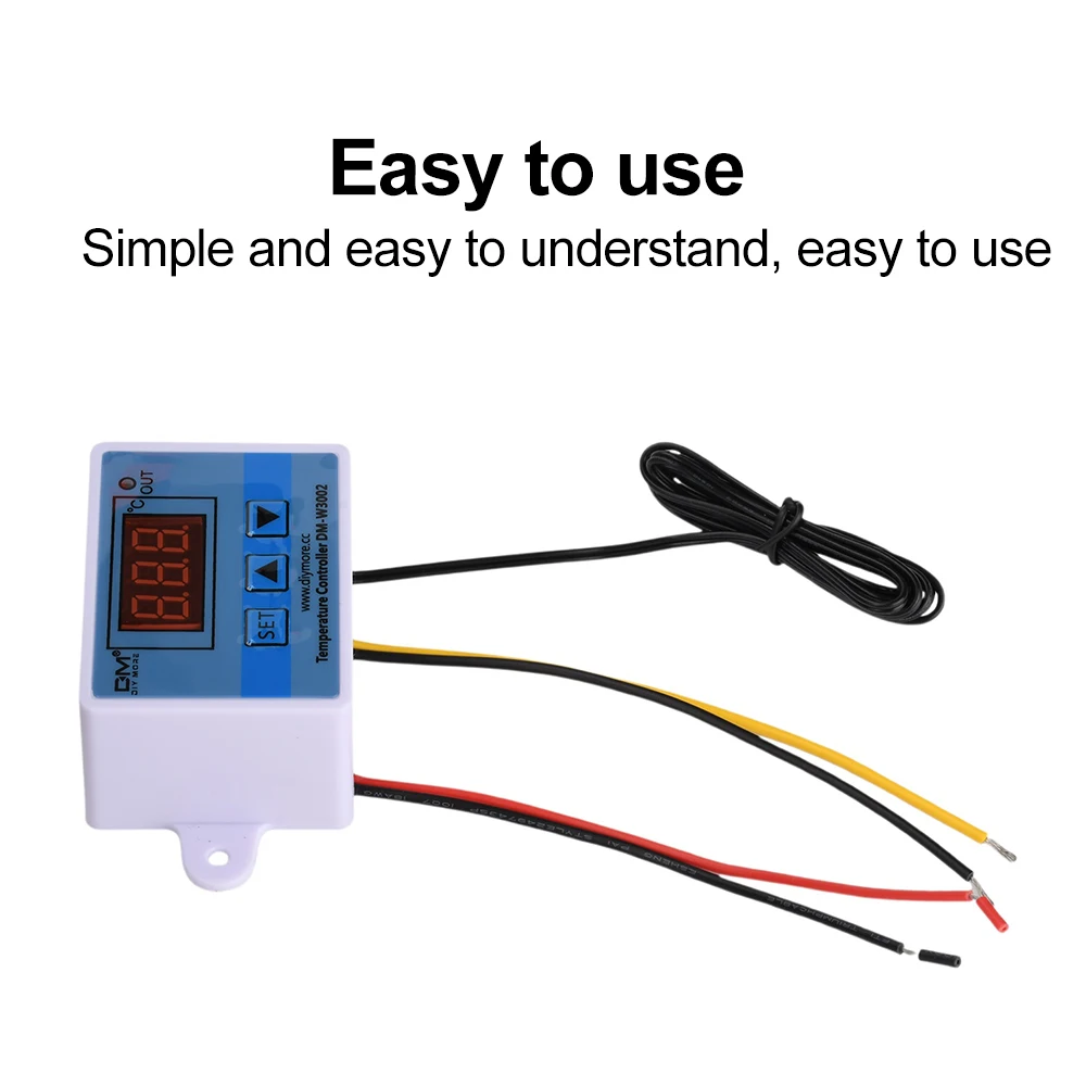 DM‑W3002 Digital Thermostat Controller AC110‑220V ‑50℃‑110℃ High Precision Temperature Control Module