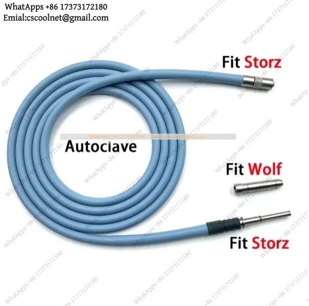 JS03 Autoclavable light optical fiber cable Φ4mm 1.8-3m for dental surgical endoscope LED light source