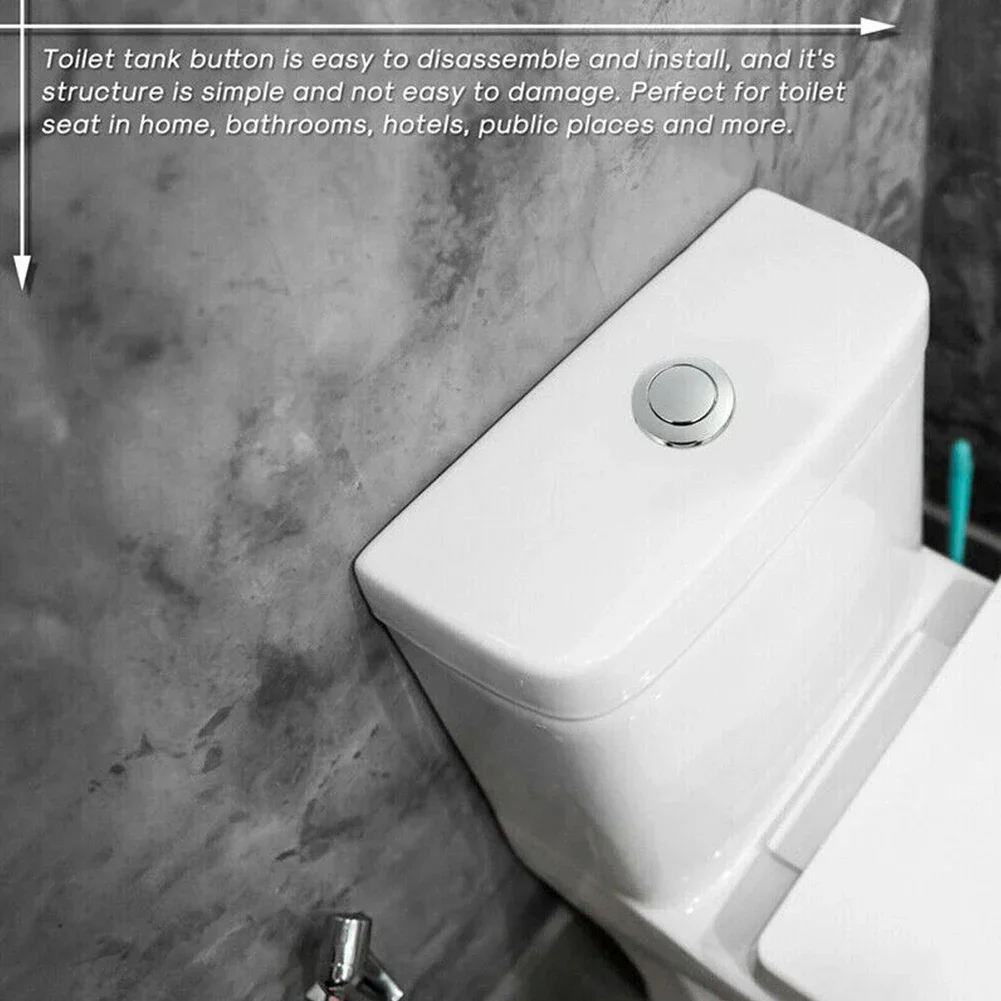 Pulsante Di Scarico WC 38mm In ABS – Singola Pressione Colore Oro Brillante Per Bagno