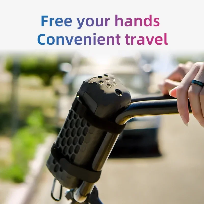 กีฬากันน้ํากลางแจ้งลําโพงบลูทูธซับวูฟเฟอร์ไร้สายแบบพกพาลําโพงคู่พร้อมไฟฉายชาร์จพลังงานแสงอาทิตย์สําหรับขี่จักรยาน