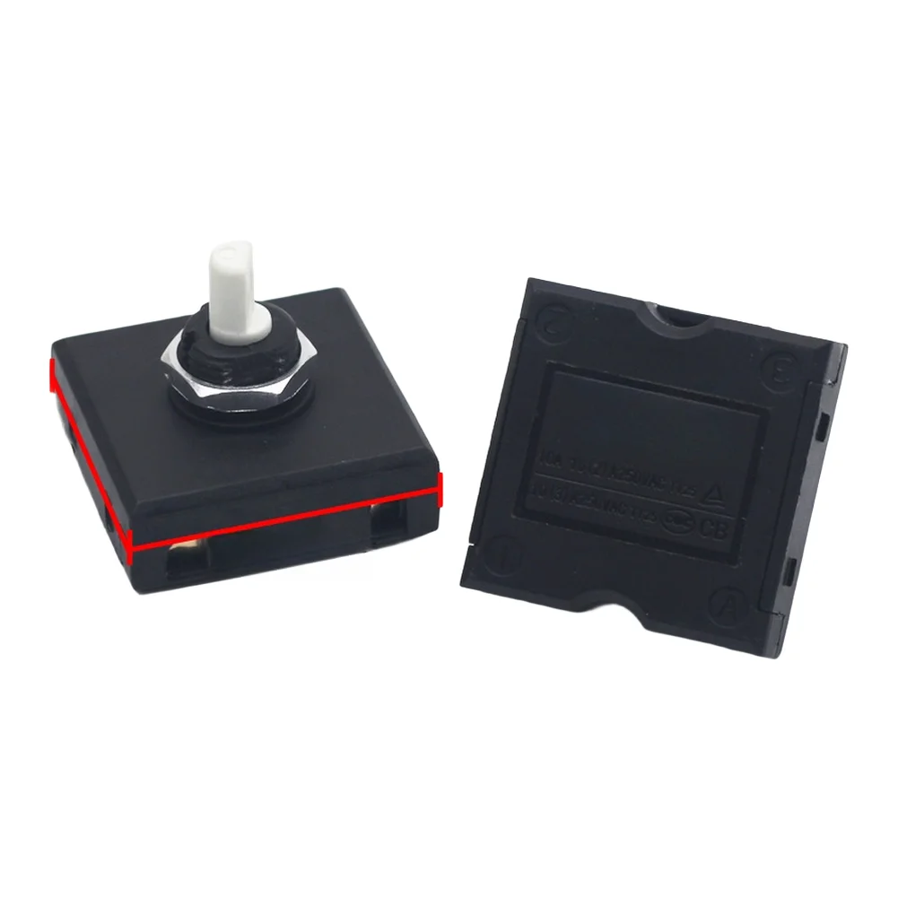 3pcs Temperature Regulator Switch for Electric Hot Pot Steamer 2 Position 3 Position For 6A 10A 250V Compact Mounting Design