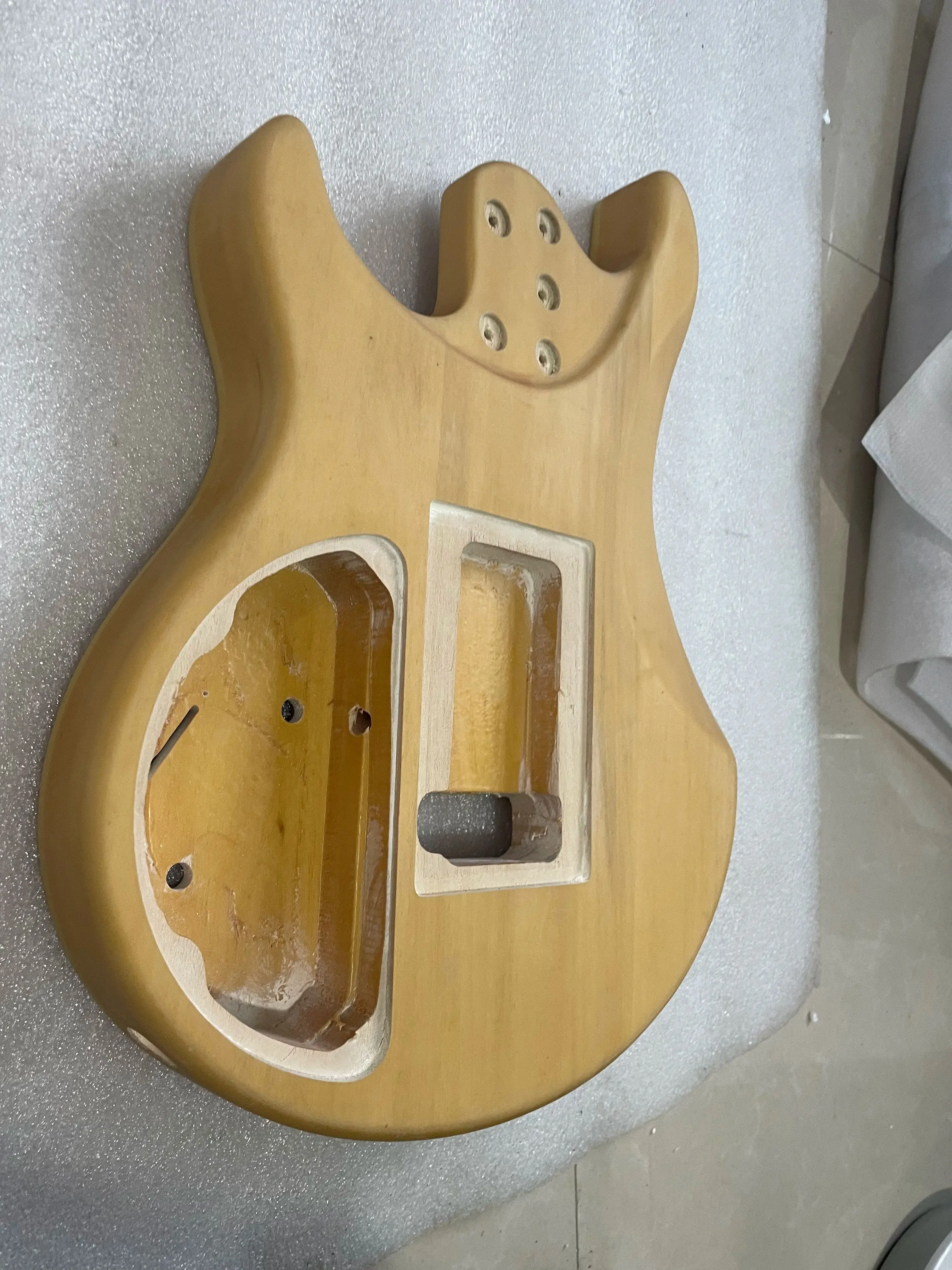 Stock Unfinished Floyd Rose Tremolo HSH Pickups Special SHape Electric Guitar Body  Solid Wood with Edgging Right Hand DIY Parts