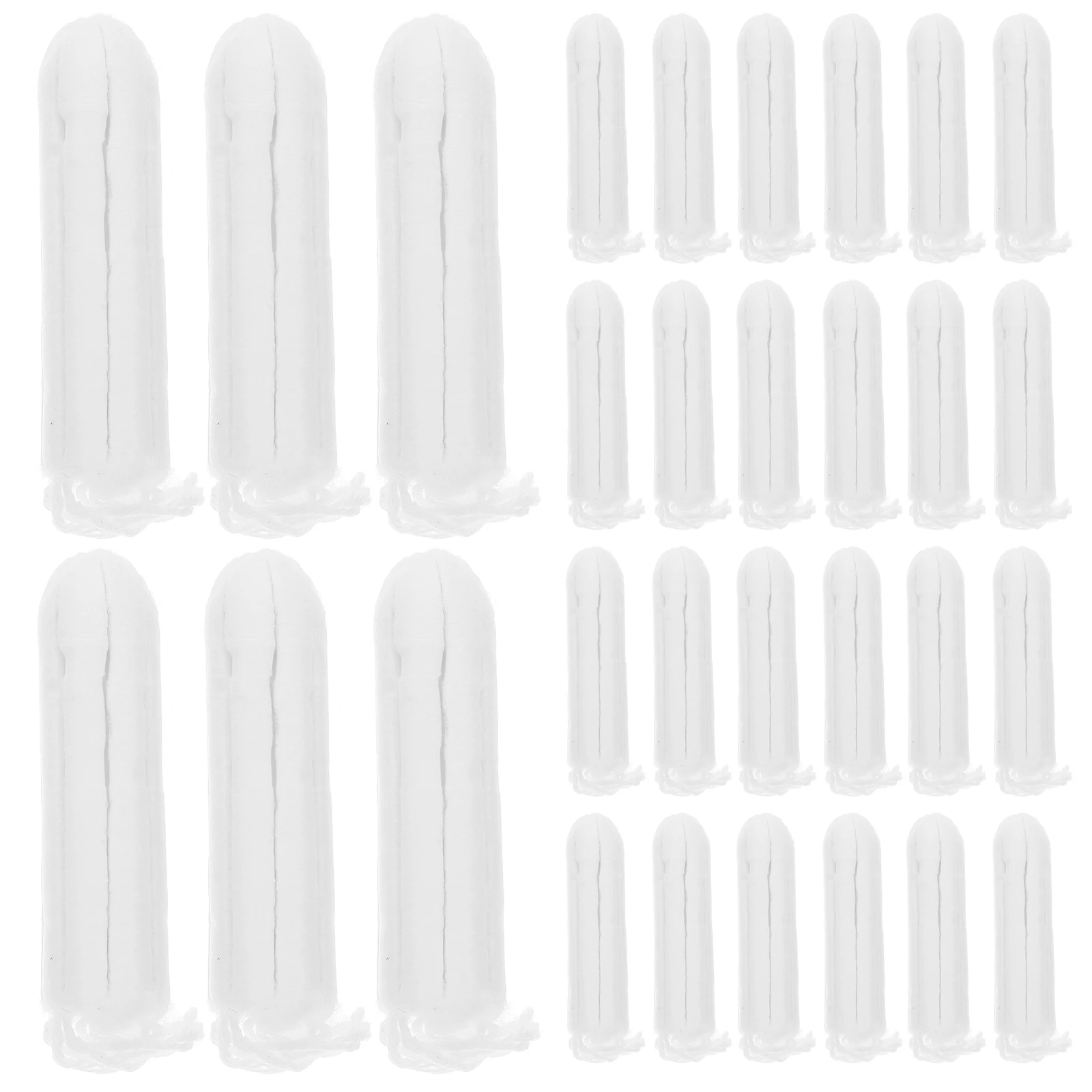 

50Pcs Sanitary Tampon Finger Push-in Cotton Tampons Moisture Proof Comfortable Menstrual Pads for Women Sanitary Tampon