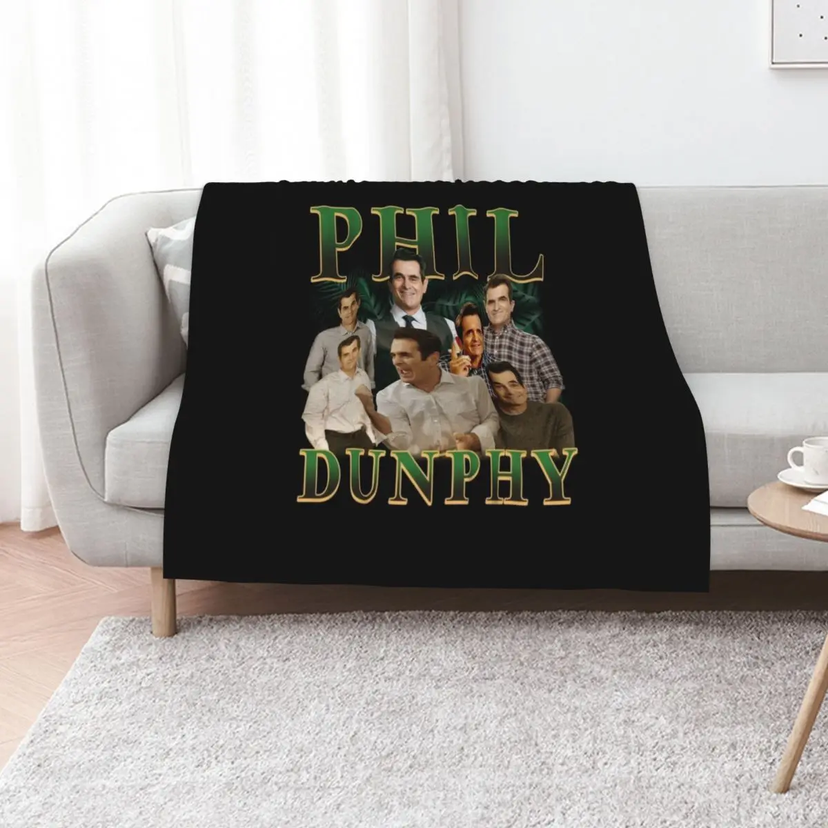 

Vintage Phil Dunphy Comfort Colors Throw Blanket Cute Decoratives for sofa Winter beds Blankets