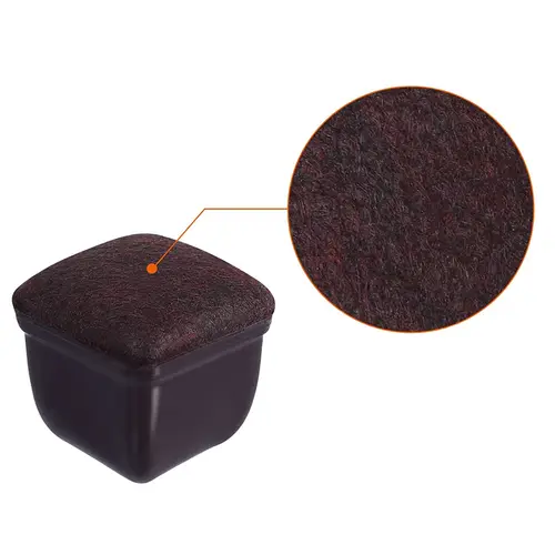 Chair Leg Caps Rubber Feet Protector Stool Table Furniture Leg Cover Non Slip Felt Bottom Pads Round Square Floor Protectors - Image 2