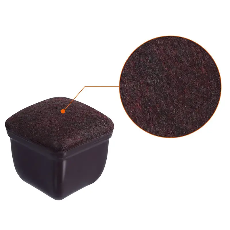 Chair Leg Caps Rubber Feet Protector Stool Table Furniture Leg Cover Non Slip Felt Bottom Pads Round Square Floor Protectors - Image 2