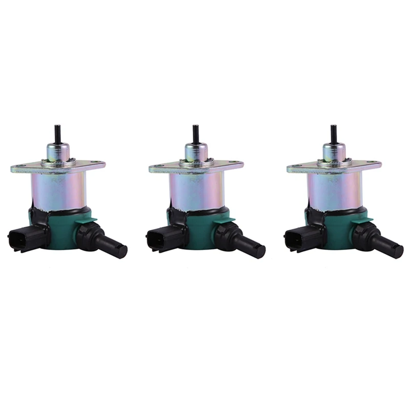 

3X For Kubota D1005 D1105, D905 Solenoid Shutdown 17208-60015 17208-60016 17208-60017 17208-60010 12V