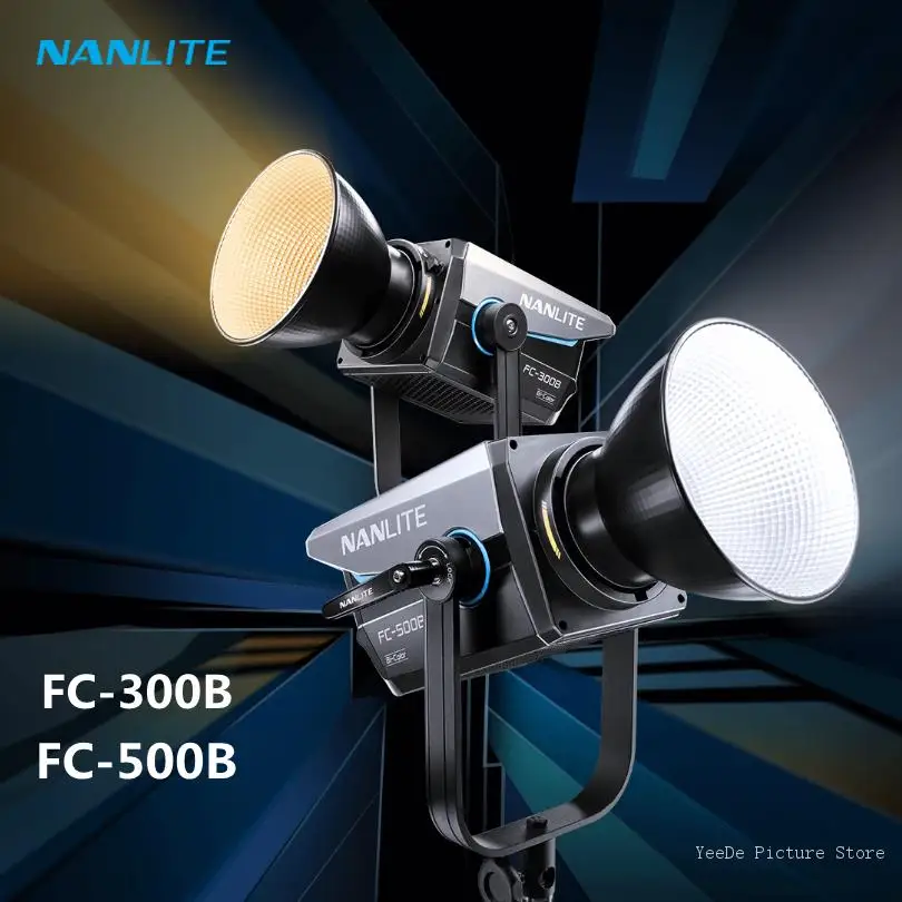 Nanguang Nanlite 350W 520W Bi-Color LED Photography Light 2700K-6500K Professional Outdoor COB Lighting Flash Strobe Lamp FC-300