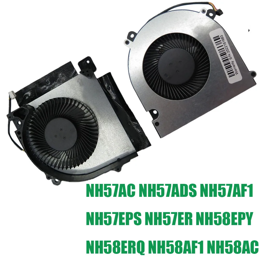 For CLEVO NH57AC NH57ADS NH57AF1 NH57EPS NH57ER NH58EPY NH58ERQ NH58AF1 NH58AC DC12V 0.8A 4PIN 4Lines Laptop CPU GPU Fan New