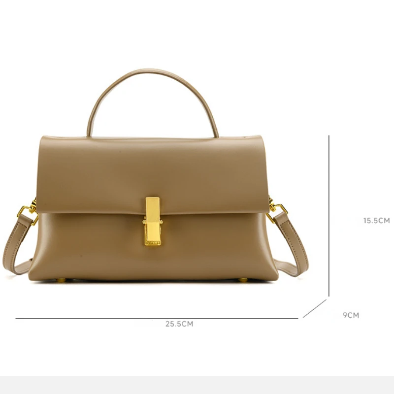 2022 nova bolsa feminina brilhante couro genuíno moda simples bolsa de ombro único saco diagonal marca luxo designer bolsas