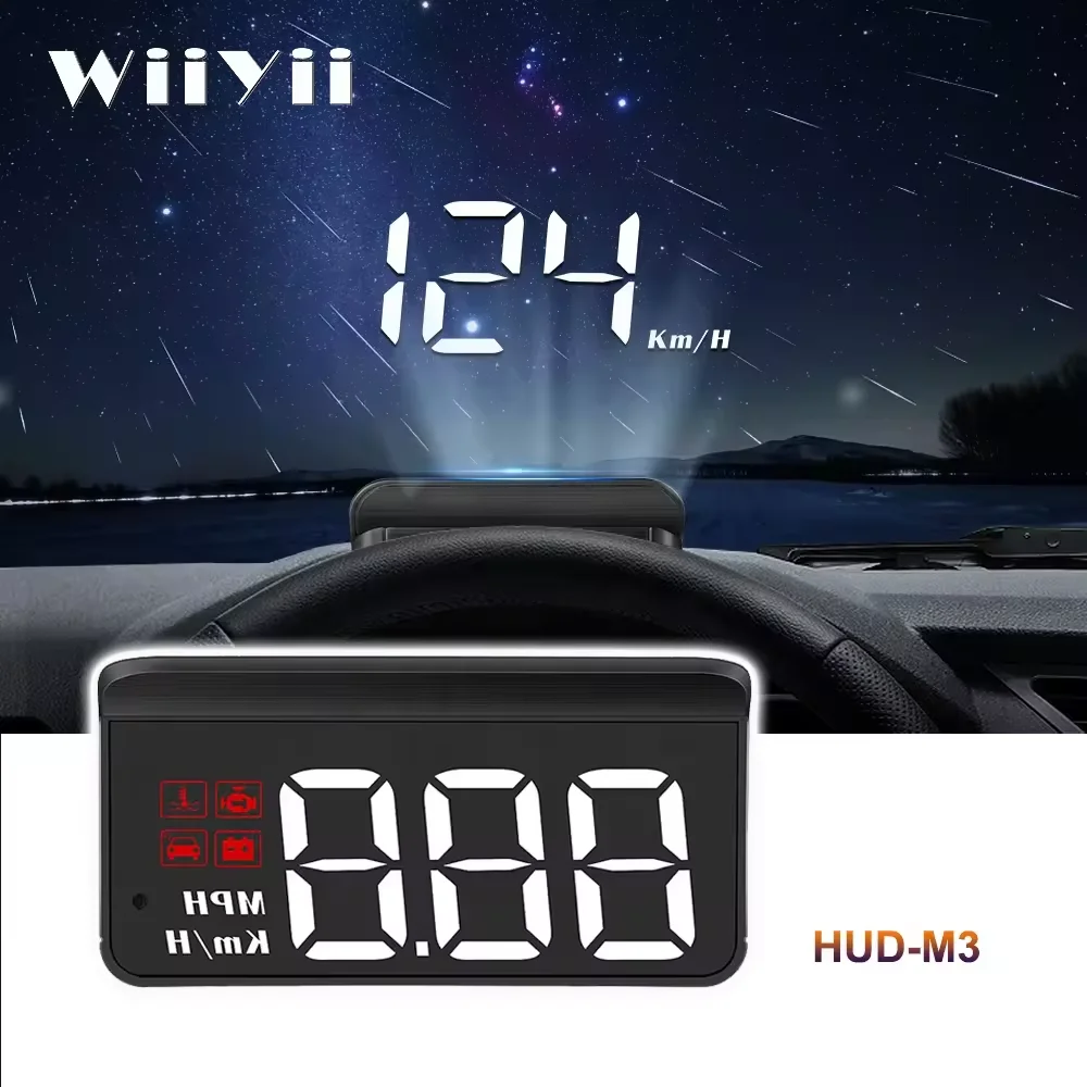 

Автомобильный проектор M3, прибор для измерения скорости, obd2, HUD, M3, для универсальных автомобилей
