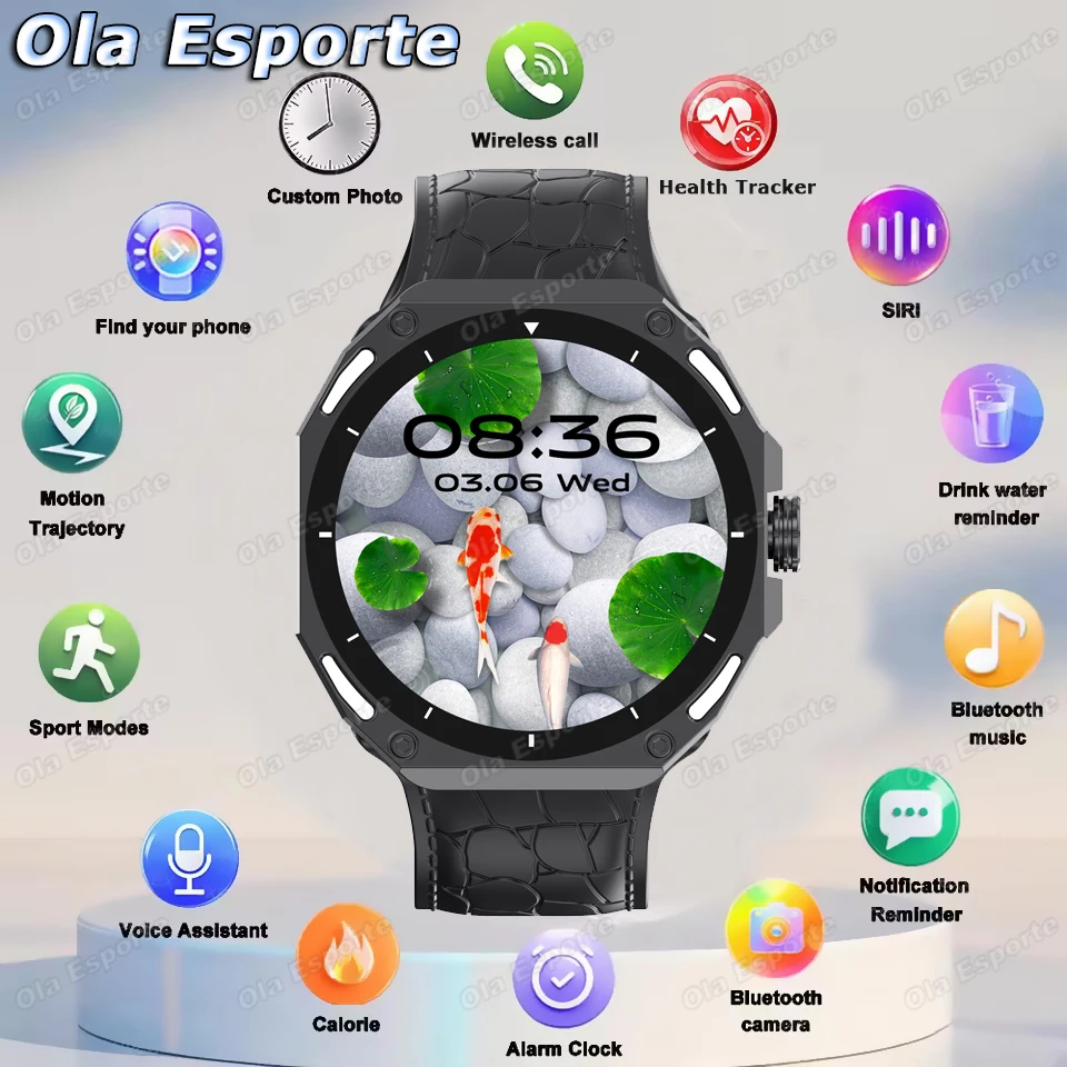 New Fashion Smart Watch 2025 Bluetooth Call Man Woman Heart Rate Health Monitoring Sports Waterproof Smartwatch Android IOS HT30