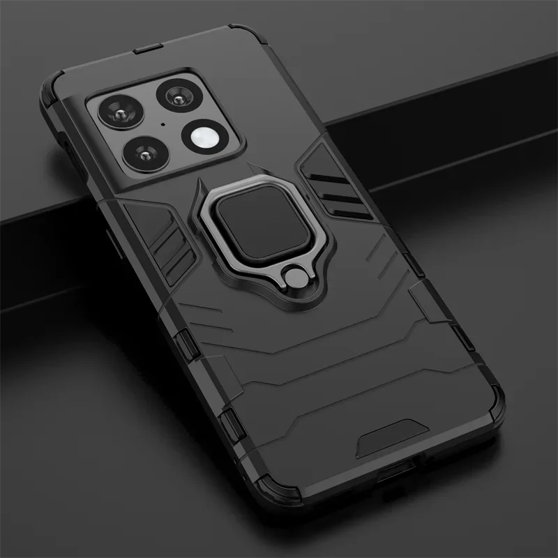 For Oneplus 10 Pro 5G Case Silicone Shockproof Bumper Armor Phone Case For One Plus 10 Pro 10Pro Magnetic Holder Ring Back Cover