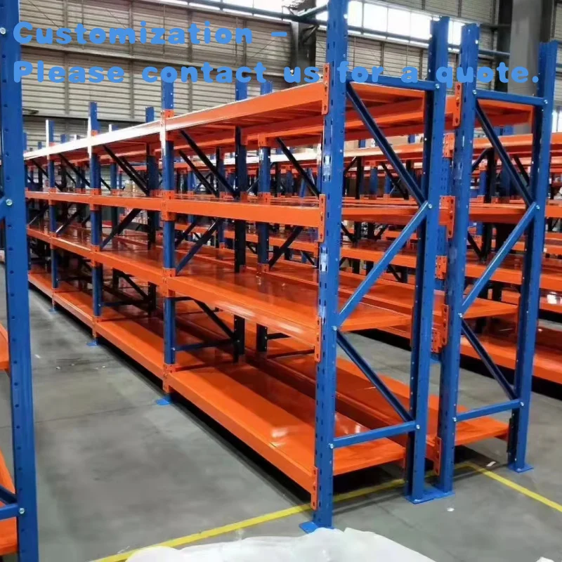 custom.Heavy Duty Shelves Industrial Steel Rack Warehouse Industry Storage Shelves Blue