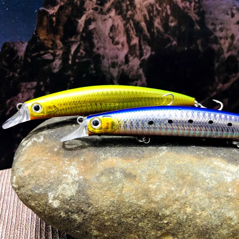 2022 New Floating Minnow Jerkbait Fishing Lure 140mm 18G Off Shore Saltwater Sea Bass Artificial Bait Tackle