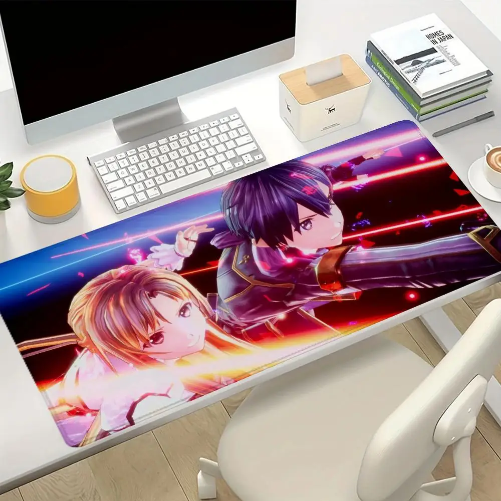 

AAA S Sword Art Online Mouse Pad Extended Game Keyboard Pad Large XXL Game Mouse Pad Desktop Mouse Pad Cute HD Desk Pad