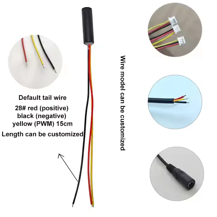 780nm 5/10/30/50/100mw Infrared Dot Laser Diode Module 10x30mm Internal Focus TTL Modulation IR Laser Module