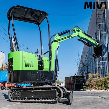 Sıcak Satış Kazıcı Ekskavatör 0.8t En Küçük Mini ekskavatör Ev Mikro Mini Paletli Ekskavatör Özelleştirme