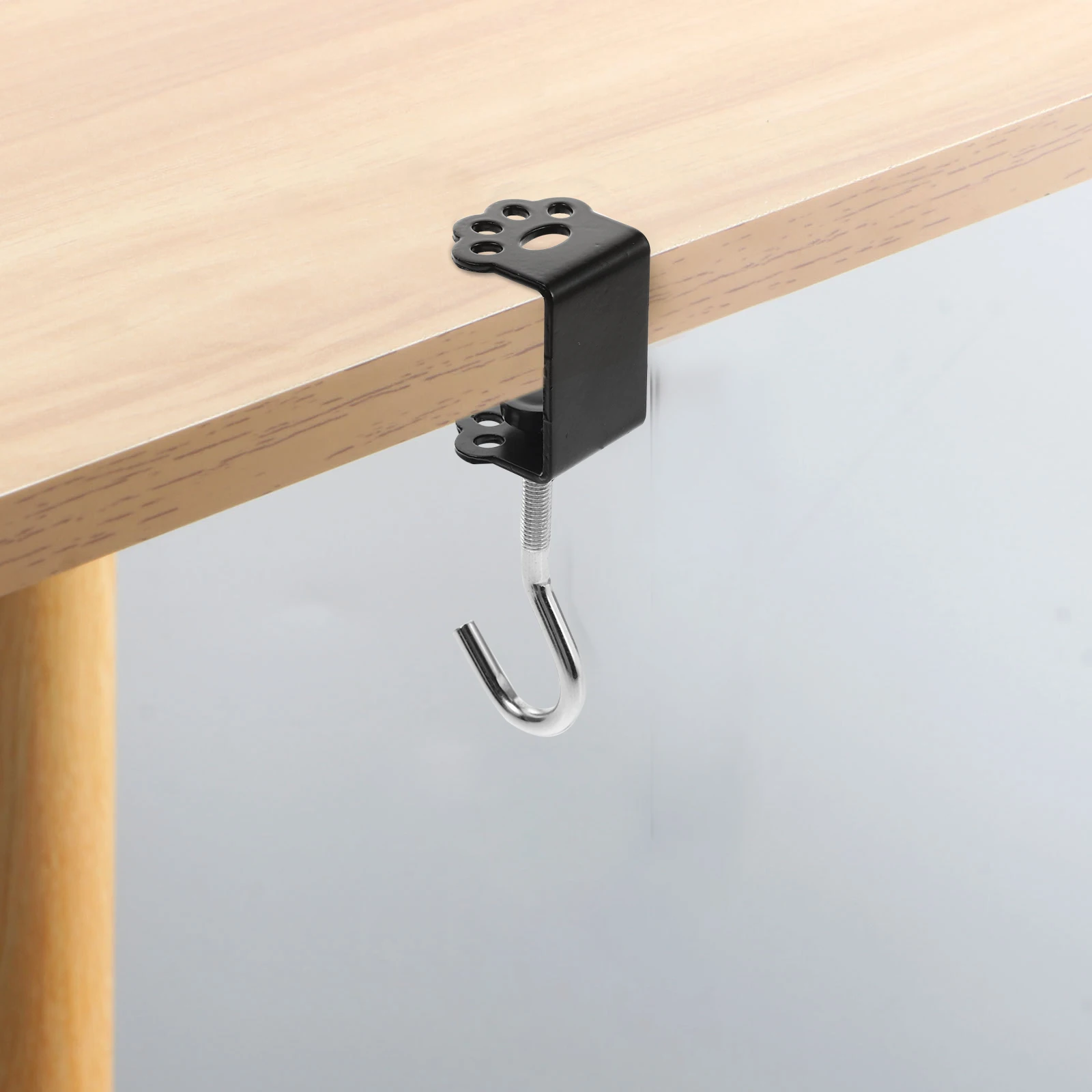 

4pcs Bag Hanger Hooks Desk Organizer Stainless Steel Handbag Holder Storage Student Purses Portable Table Hook