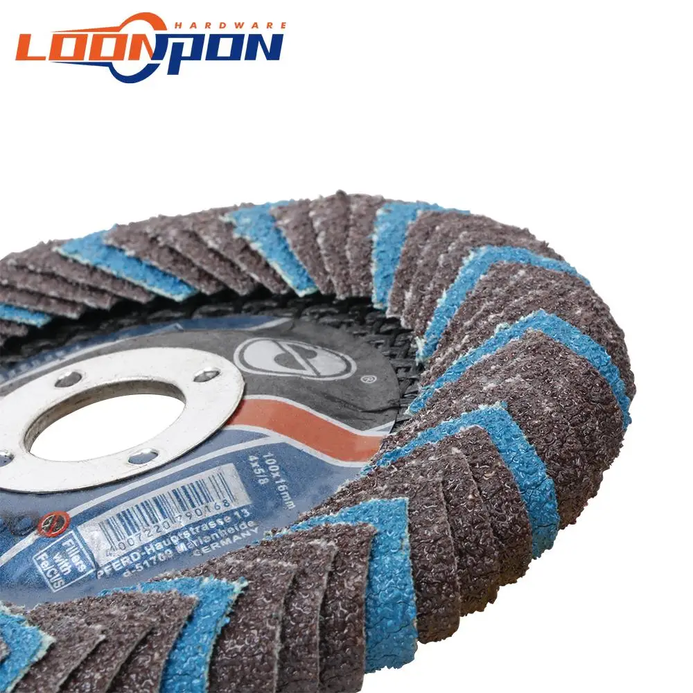 125mm 5inch Curve Flap Discs Sanding Discs 80Grit Grinding Wheels Blades For Angle Grinder 2PCS