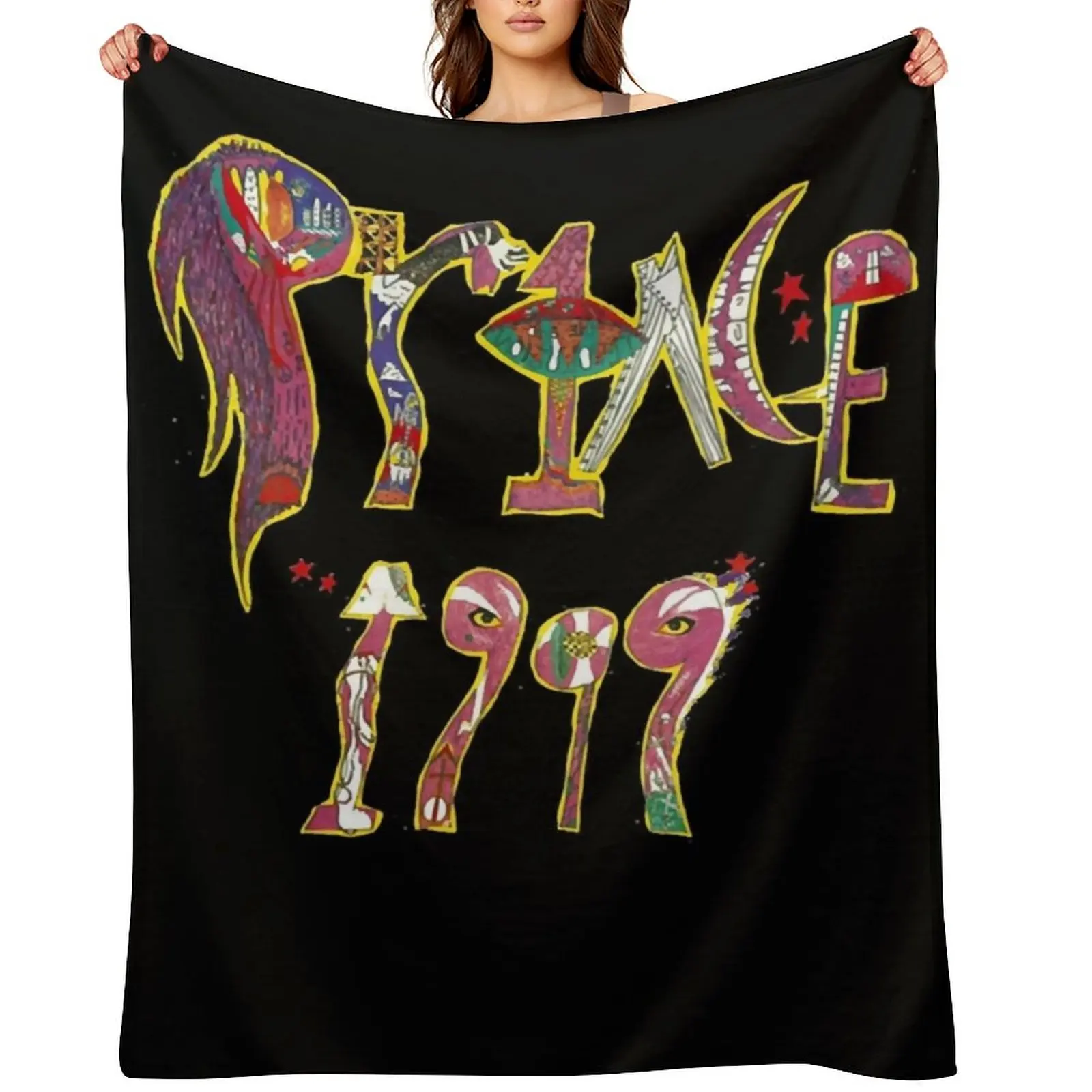 

Prince 1999 Logo Throw Blanket Blankets For Baby warm for winter Thermals For Travel Hair Blankets