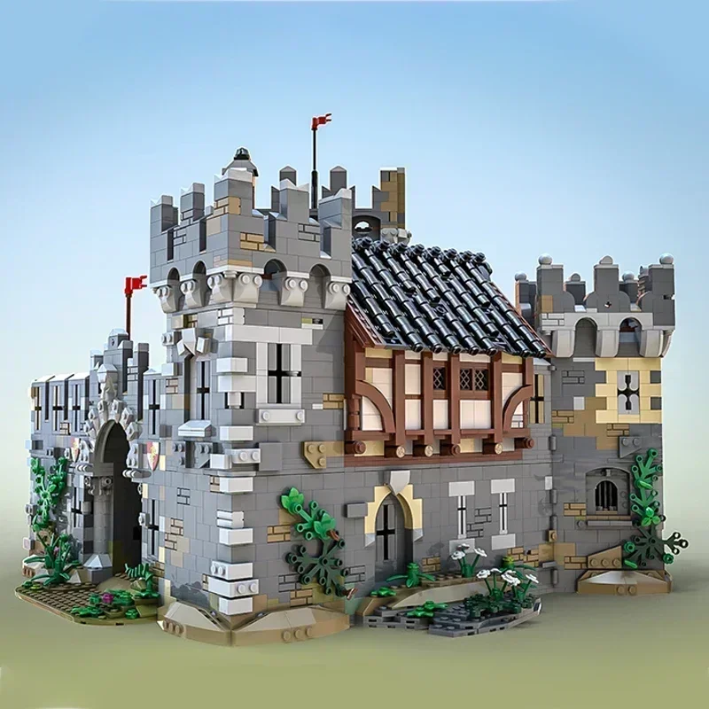 MOC-Briques de construction de modèle de réfrigérant militaire, château des Lions, blocs modulaires technologiques, cadeaux de Noël, jouets de bricolage, ensembles d'assemblage