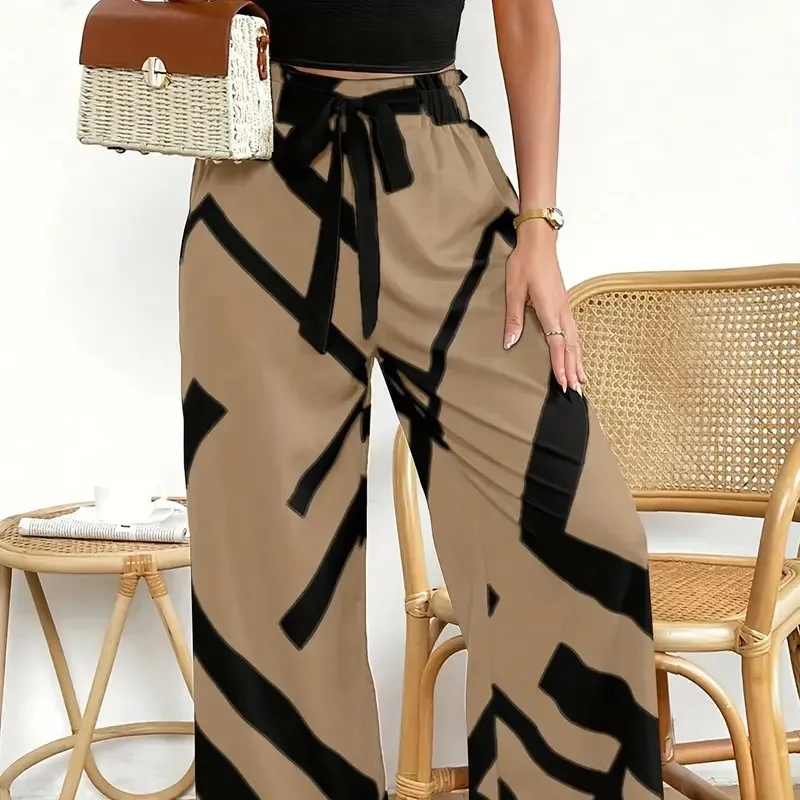 women's casual printed pants S7049