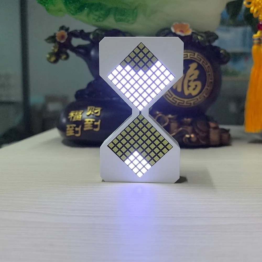 Cyber Style LED Electronic Hourglass 1-30 Min Timer Technology Sense DIY Digital Sand Clock Decompress Home Decoration
