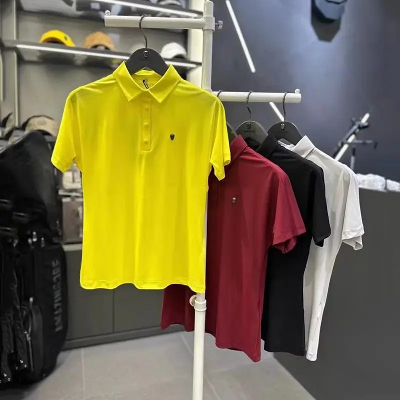 

Versatile Women's Golf Polo, Solid Color Short Sleeve Top with Classic Collar for Golf & Everyday Wear