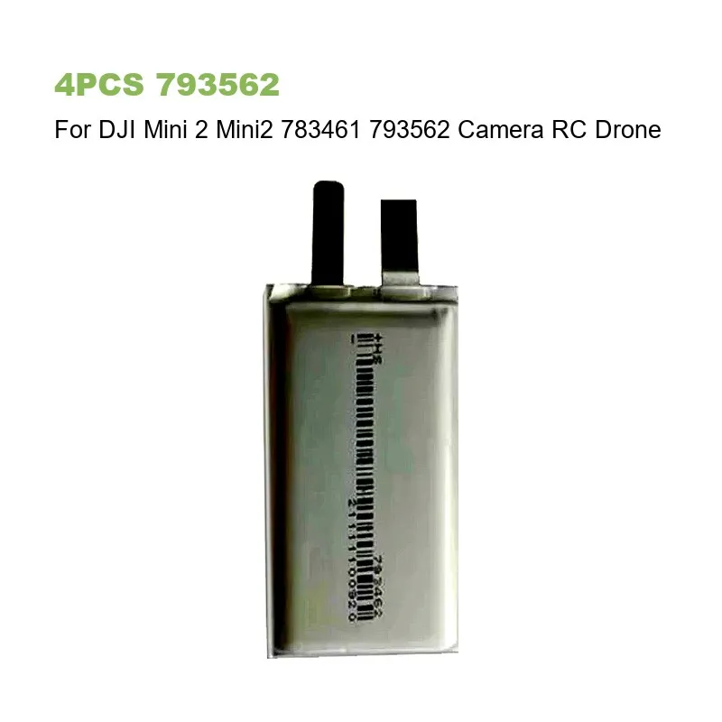 Replacement Drone Battery For DJI Mini 2 Mini2 783461 793562 Camera RC Drone (Your DIY Welding) Cells 4PCS 793562