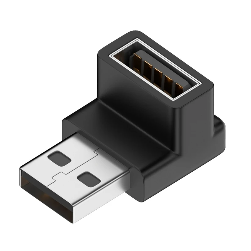 USB 90 stupňů adaptér die linke ihned hranatý USB lodni pánský na ženské adaptér konektor pro PC