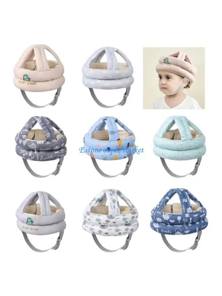 

090B Baby Head Protector Helmets Comfortable Gear for Boys Girls Learning to Walk Gift