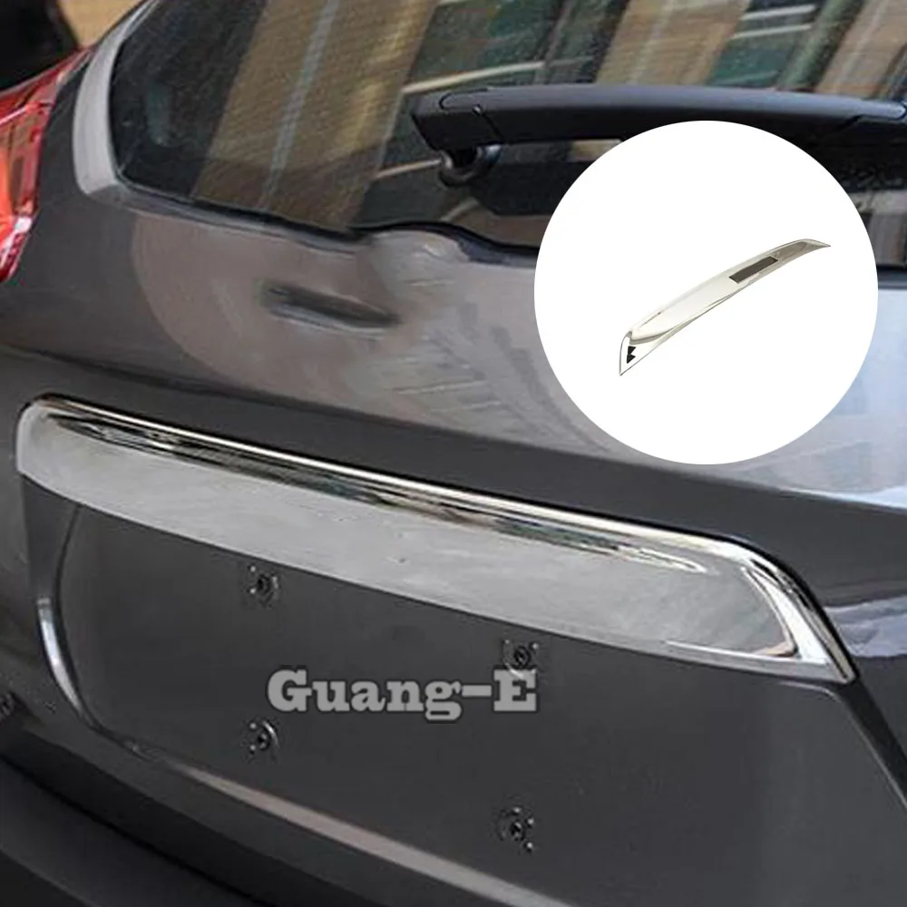 

Car Rear Trunk Tailgate Lid Cover For Nissan Kicks 2017 2018 2019 2020 2021 2022 2023 Decoration Trim Auto Exterior Accessories