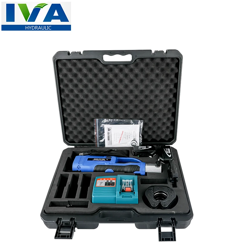 

IVATOOL 18V battery powered hydraulic pressing tool crimping fitting for pex pipe PZ-1550