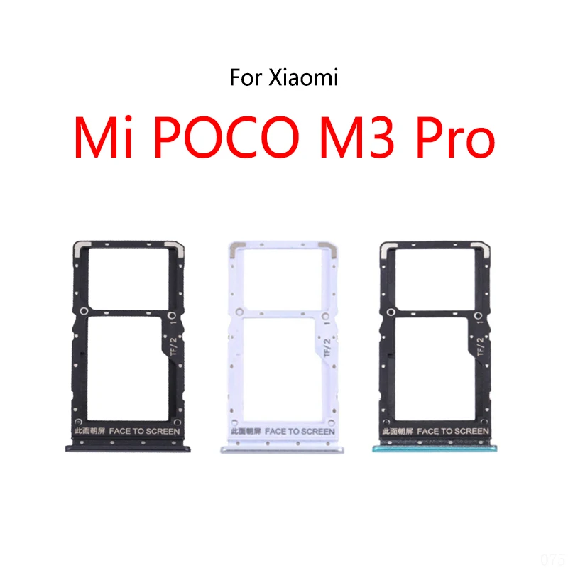 SIM Card Slot Tray Holder Sim Card Reader Socket For Xiaomi Mi POCO M3 Pro Pocophone