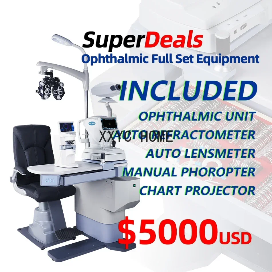 Optometry Automatic Refractor Chair Unit Ophthalmic Unit Optical Instruments Auto Refractometer Phoropter Projector lensmeter