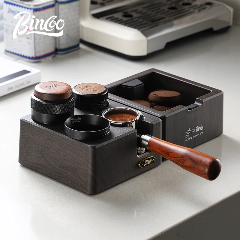 Bincoo four hole coffee pressing foundation make-up base espresso powder tamping base 51/58mm universal pressing base retro