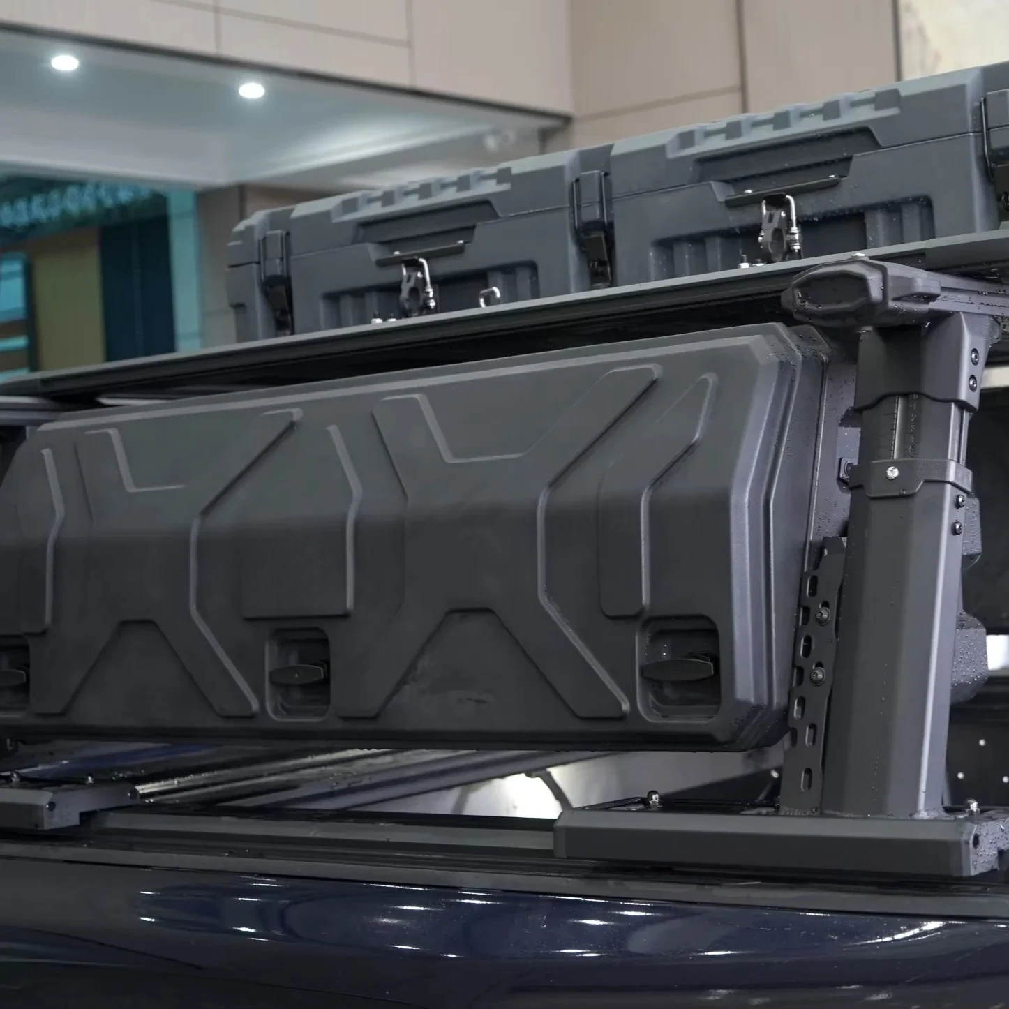 Lockable Storage Box For GMC CHEVROLET Siverado Colorado 130L Factory Direct Pickup Truck 4x4 Offroad Plastic