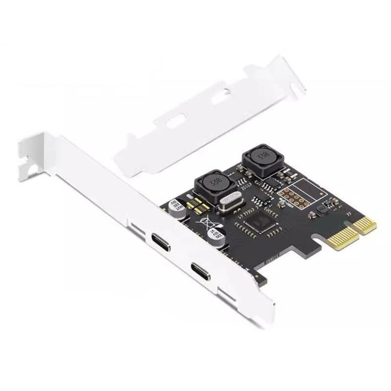 Q5WA Double USB3.1 Typ C zu PCIe -Erweiterungskarte für Desktop Hochgeschwindigkeitstransfer