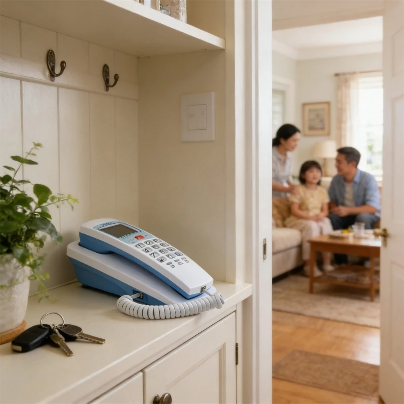  Reliable Fixed Phone With Display Feature And Quick Redial Option For Effective Call Handling
