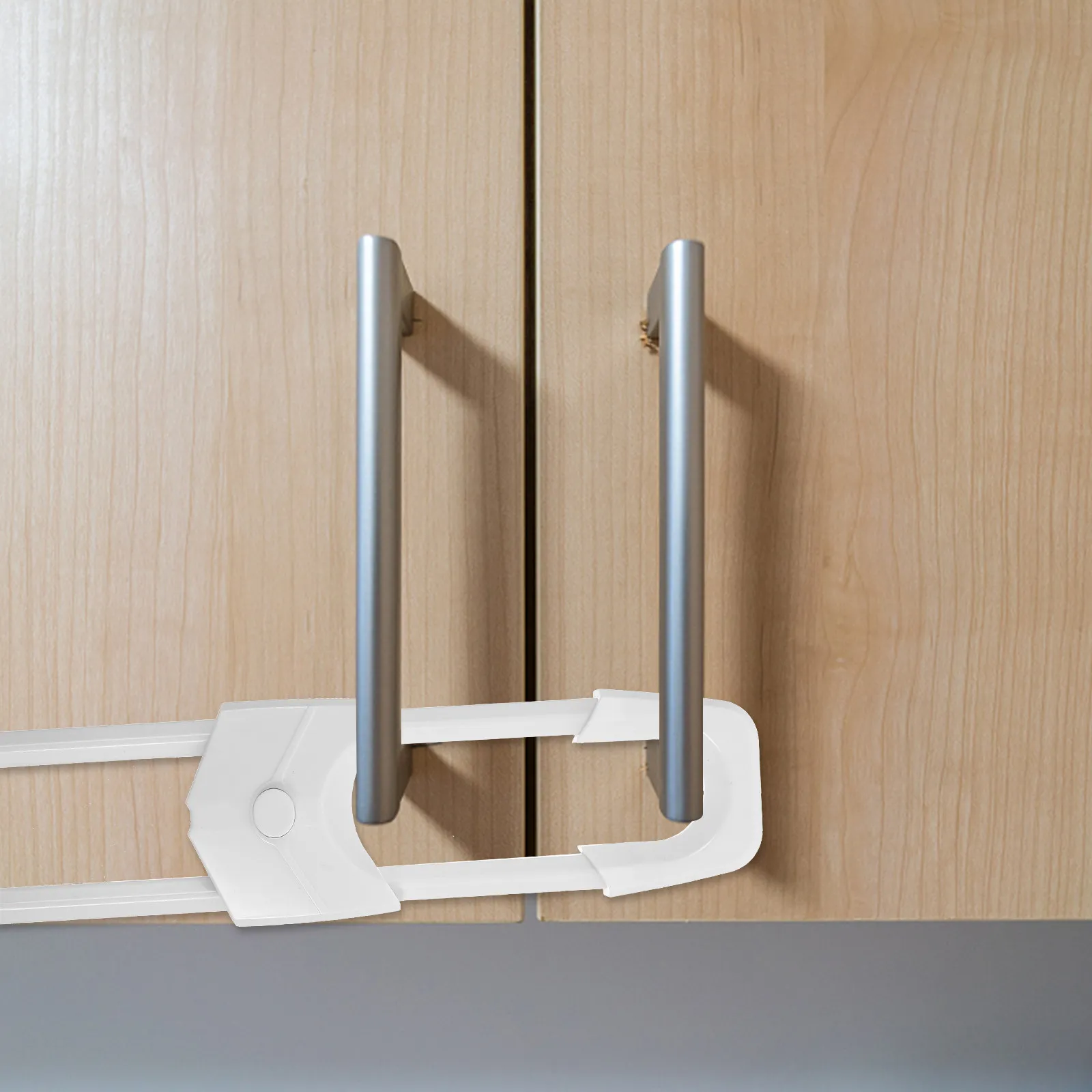 

6Pcs Child Safety Cabinet Locks Plastic U Shape Baby Proof Latches No Tools Required for Cabinets Drawers Refrigerator Doors