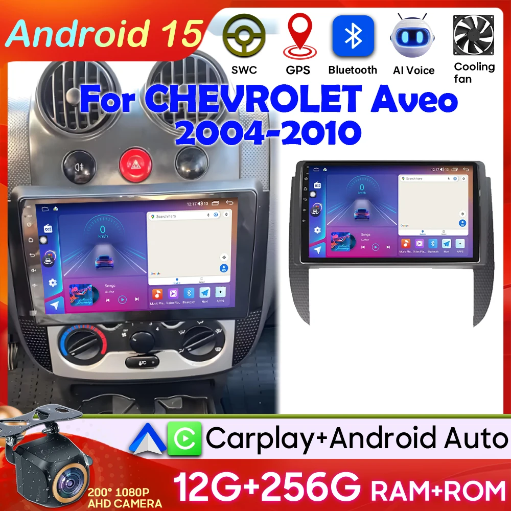 

Видео Android 15 для CHEVROLET Aveo 2004-2010 Carplay, автомобильный радиоприемник, GPS-навигация, автомобильный монитор DSP 5G, Wi-Fi DVD 2k, авторадио, без 2din