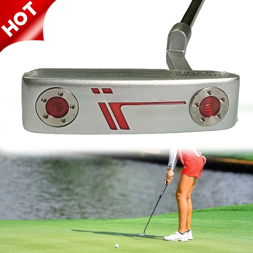 

Golf Pro-Style Straight Shaft Putter - Silver Golf Trainer, Heavy-Duty Putter,Right Handed,32 33 34 35 36 Inch
