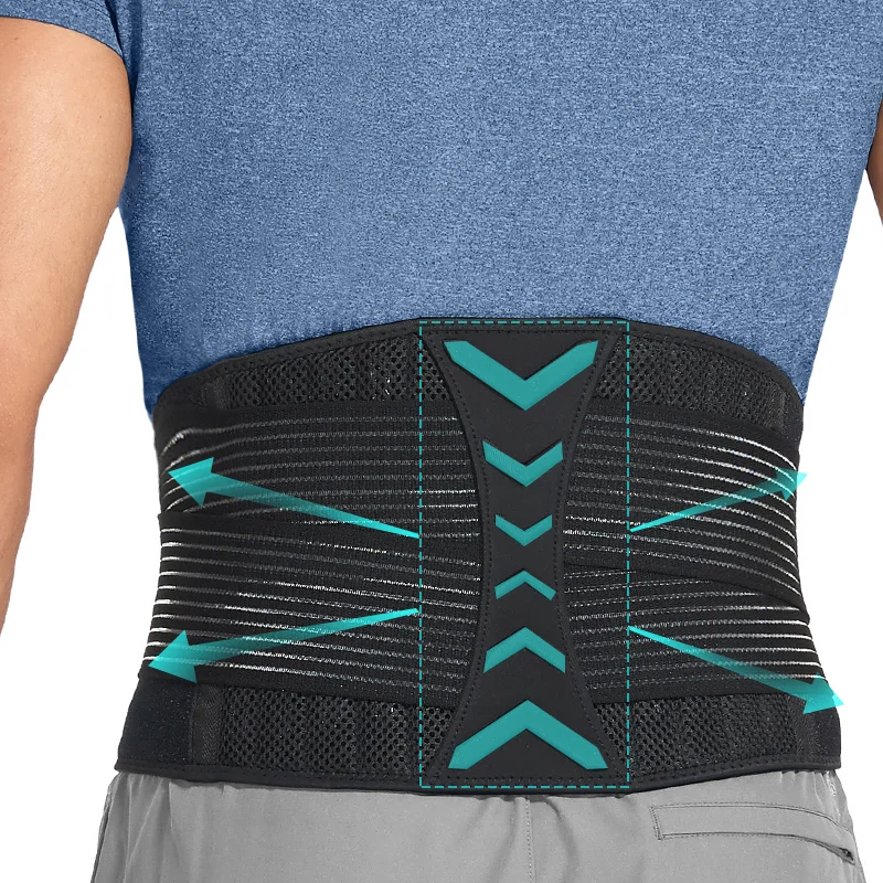 Men Waist Trainer Belt For Back Pain Tummy Control Belly Fajas Lower Back Support Compression Belts Neoprene Lower Back Brace