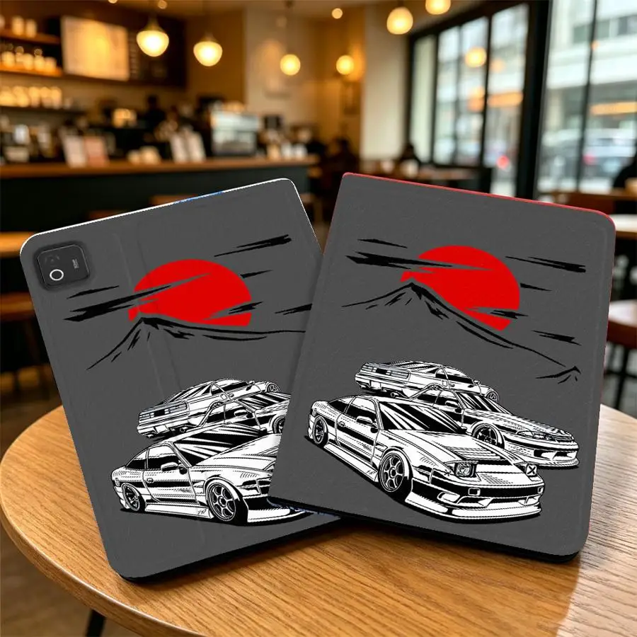 Cool Car Pattern Case for Xiaomi Redmi Pad SE K Pad 8.8 9.7 12.4 Inch Pad 5 6 7 8 Pro Pad 6s Pro 7 Ultra with Pencil Slot