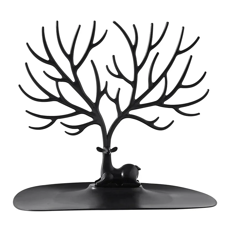 Schmuck Display Stand Tablett Baum Lagerung Racks Ohrringe Halsketten Ringe Schmuck Boxen Fall Desktop-Organizer Halter Make-Up Dekor