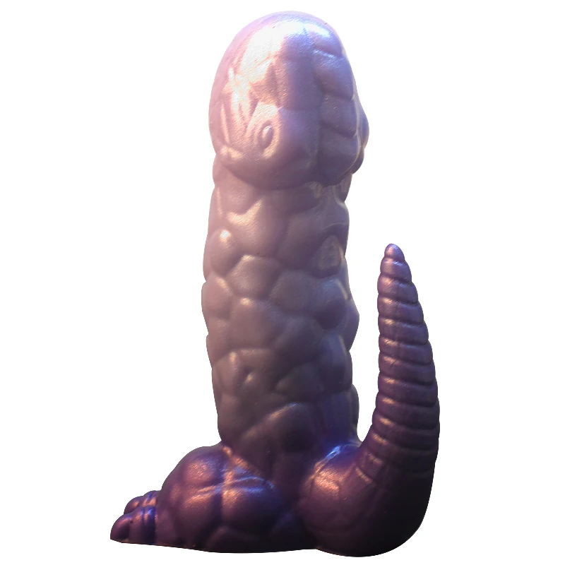 Liquid silicone Dildo Simulate the adult penis of a dinosaur silicone anal toys