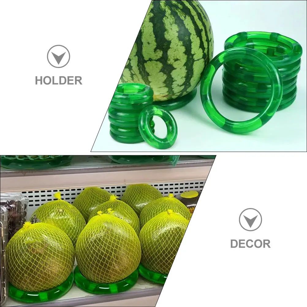 

10pcs Fruits Fixing Ring Watermelon Display Base Supermarket Cantaloupe Stand Nons Round Holder Soccer Ball Basketball Fruit
