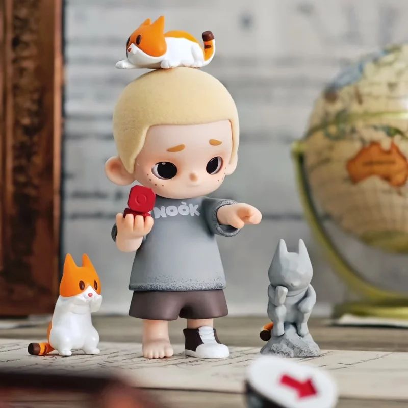 52TOYS Nook Vintage Store Series Blind Box Figurine Koleksi Mainan Trendi Kotak Misteri Kejutan Hadiah Ulang Tahun untuk Anak Perempuan